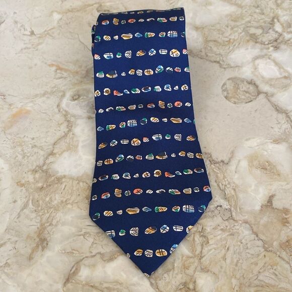 Hermes 100% Silk Tie - Picture 3 of 9